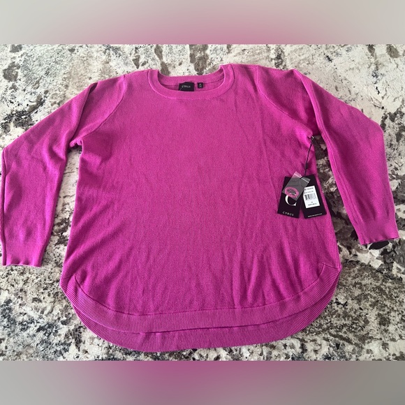 Cyrus Sweaters - NWT- Cyrus Women's Pink Waffle Knit  Sweater